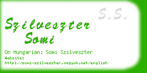 szilveszter somi business card